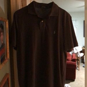 Dark Gray Medium Polo Collard Classic Fit Shirt